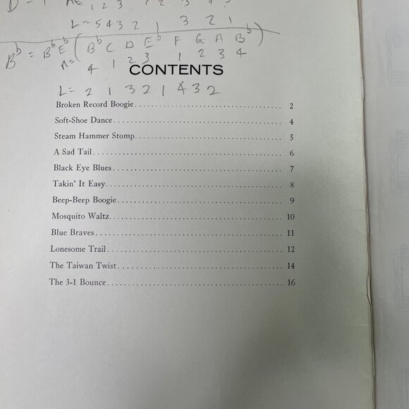 Jazz and Blues Piano Sheet Music Instruction David Kraehenbuehl Frances Clark u - Picture 8 of 12